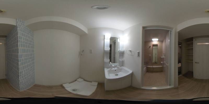 パノラマ画像洗面所