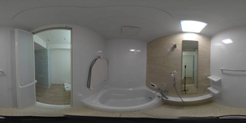 パノラマ画像バスルーム