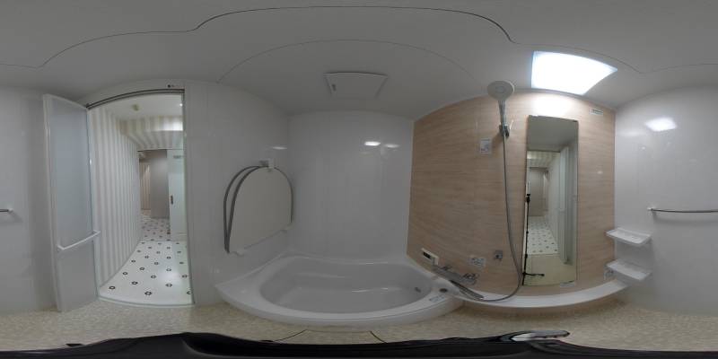 パノラマ画像バスルーム