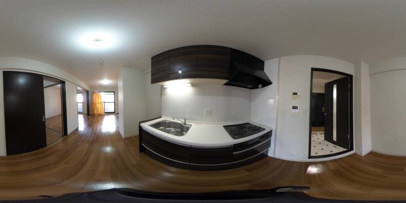 パノラマ画像キッチン