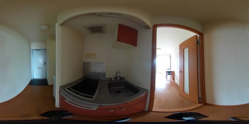 パノラマ画像キッチン