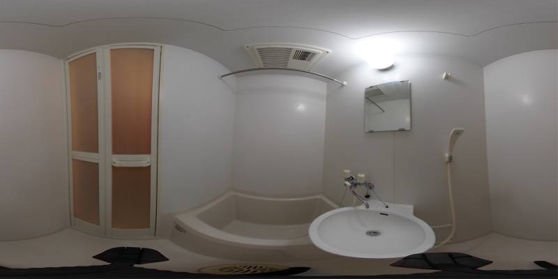 パノラマ画像バスルーム