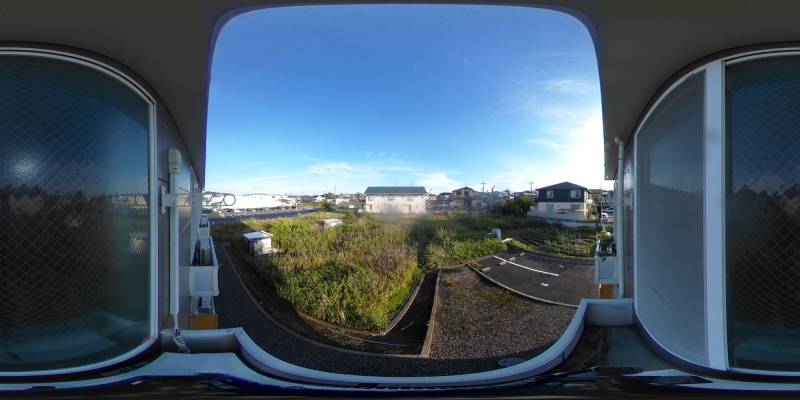 パノラマ画像バルコニー