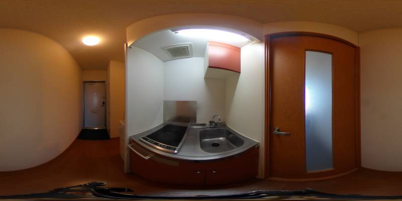 パノラマ画像キッチン