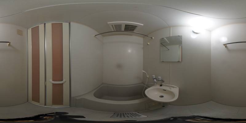 パノラマ画像バスルーム