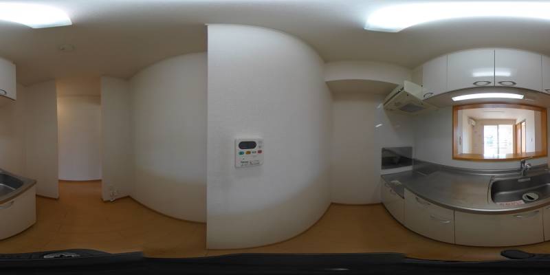 パノラマ画像キッチン