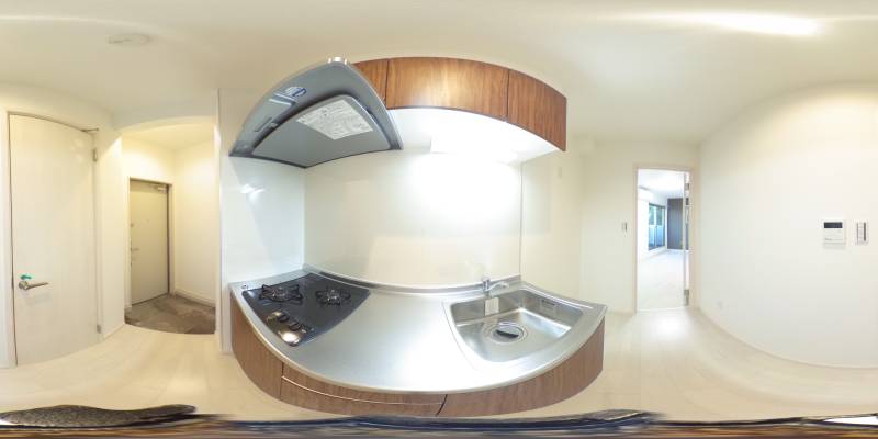 パノラマ画像キッチン