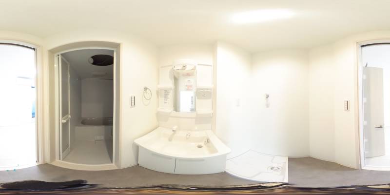 パノラマ画像洗面所