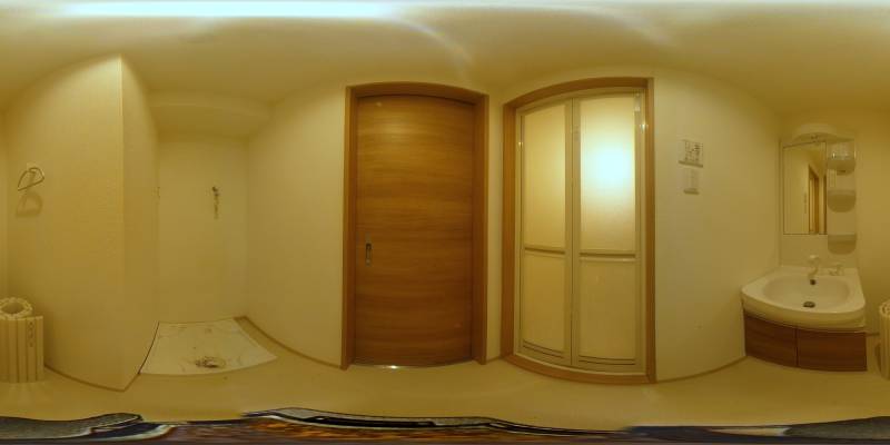 パノラマ画像洗面所