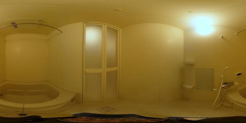 パノラマ画像バスルーム