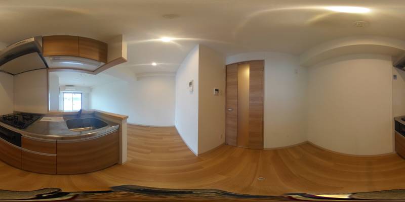 パノラマ画像キッチン