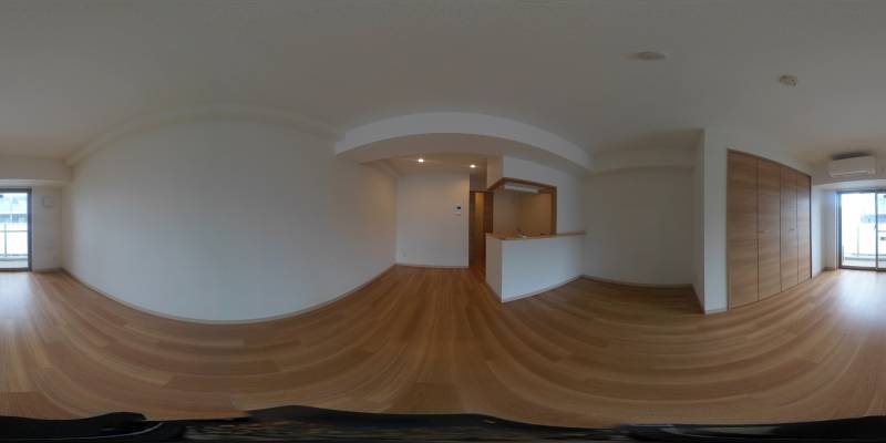 パノラマ画像洋室