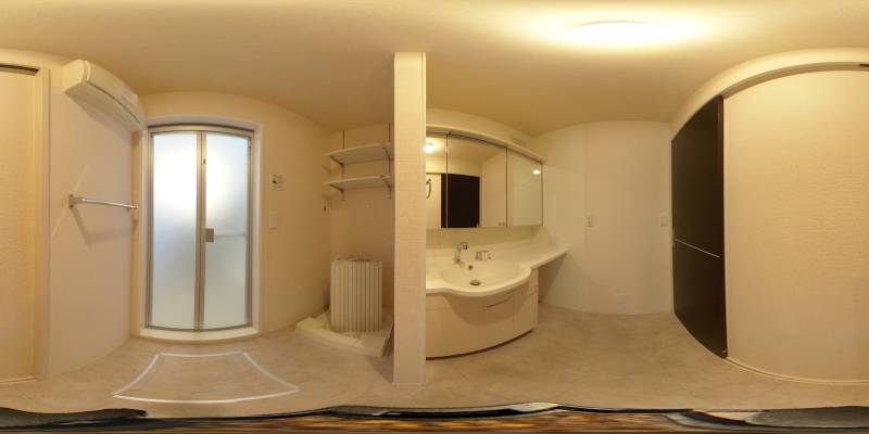 パノラマ画像洗面所