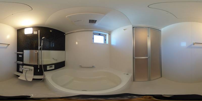 パノラマ画像バスルーム