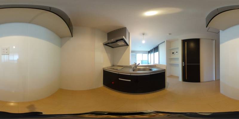 パノラマ画像キッチン