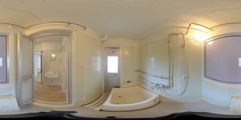 パノラマ画像バスルーム