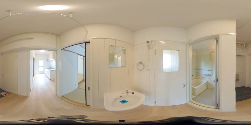 パノラマ画像洗面所