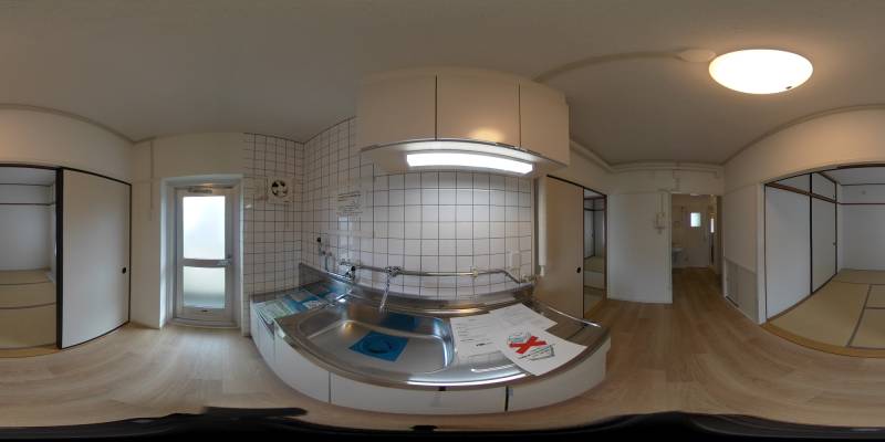 パノラマ画像キッチン