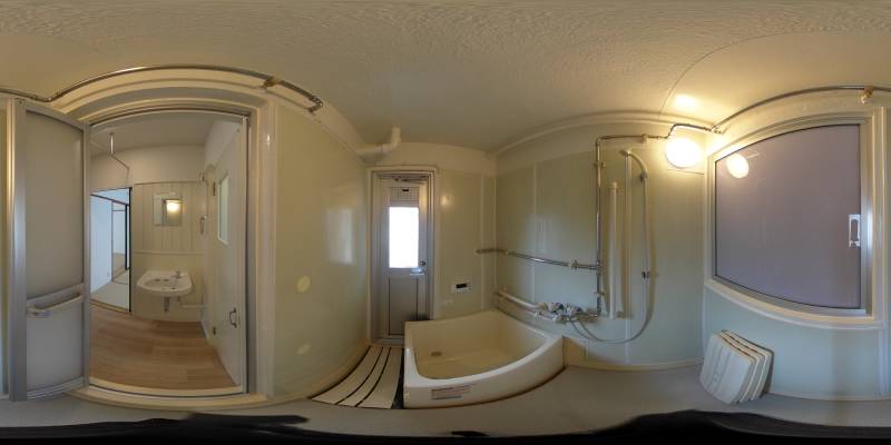 パノラマ画像バスルーム