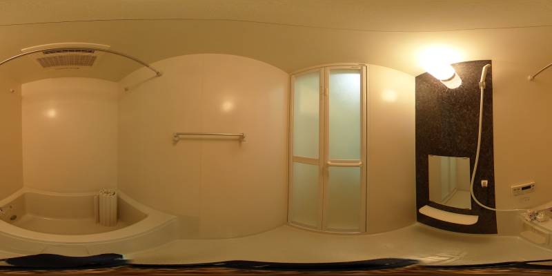 パノラマ画像バスルーム