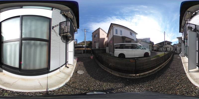 パノラマ画像バルコニー