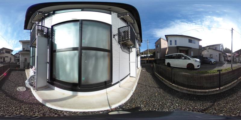 パノラマ画像バルコニー
