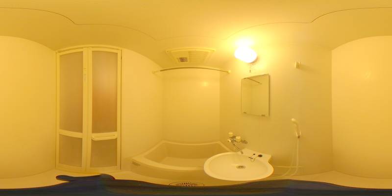 パノラマ画像バスルーム