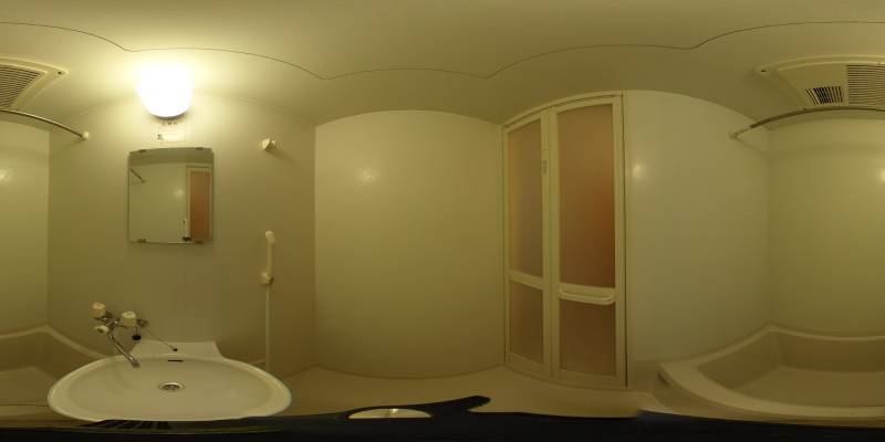 パノラマ画像バスルーム