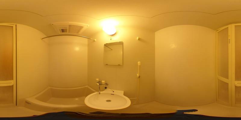 パノラマ画像バスルーム