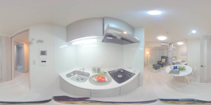 パノラマ画像キッチン