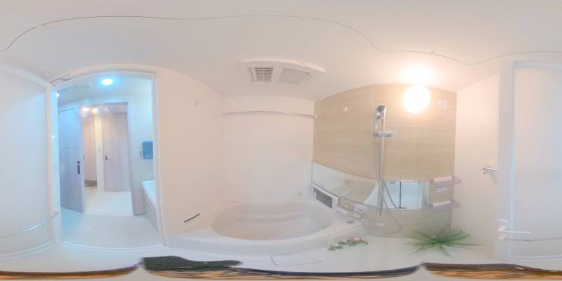 パノラマ画像バスルーム