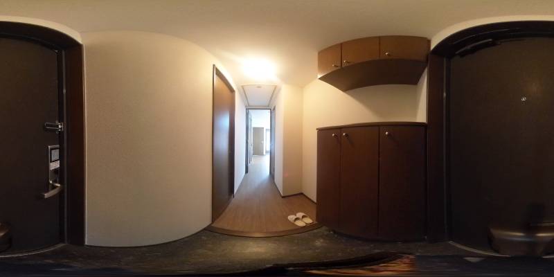 パノラマ画像玄関