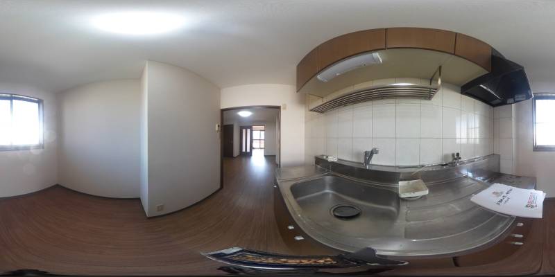 パノラマ画像キッチン