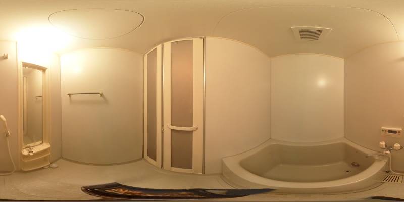 パノラマ画像バスルーム