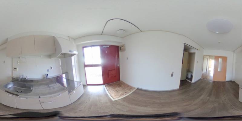 パノラマ画像キッチン