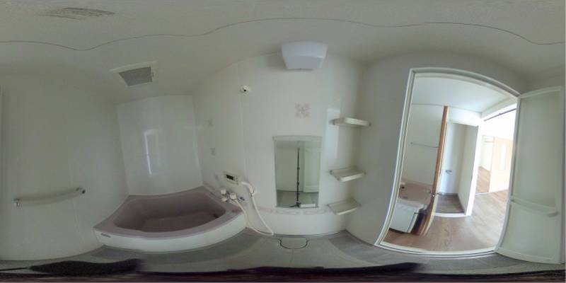 パノラマ画像バスルーム