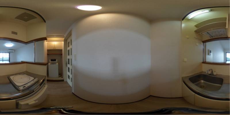 パノラマ画像キッチン