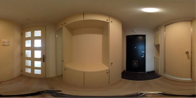 パノラマ画像玄関