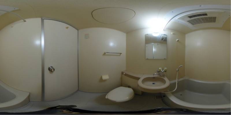 パノラマ画像バスルーム