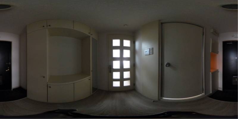 パノラマ画像玄関