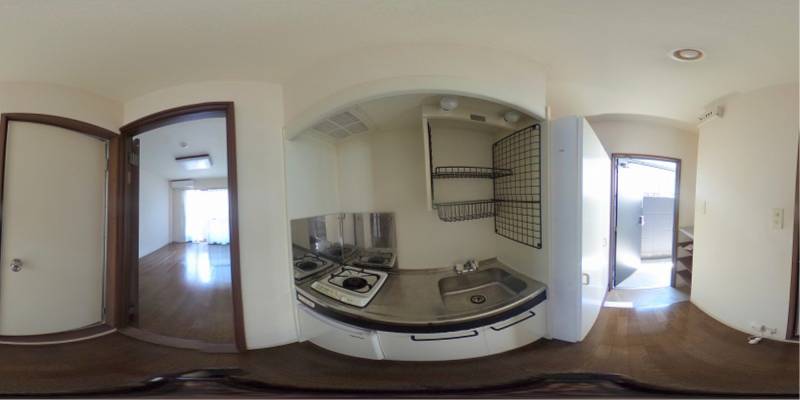 パノラマ画像キッチン