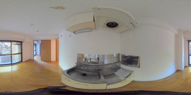 パノラマ画像キッチン