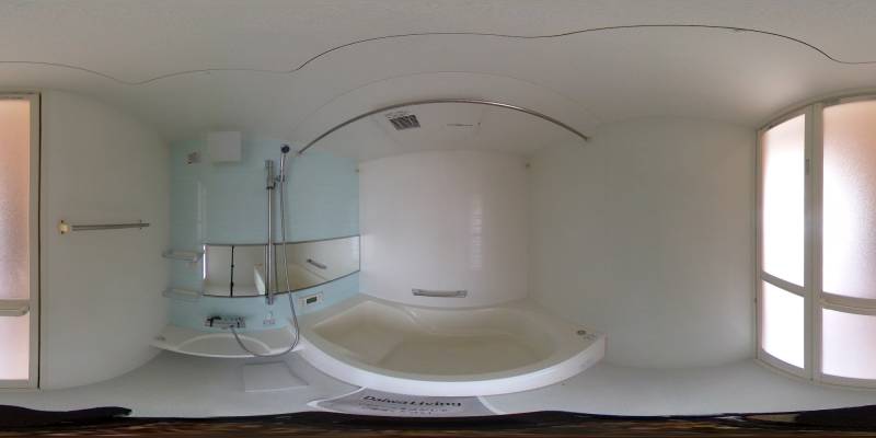 パノラマ画像バスルーム