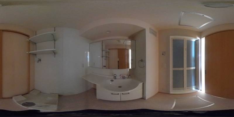 パノラマ画像洗面所