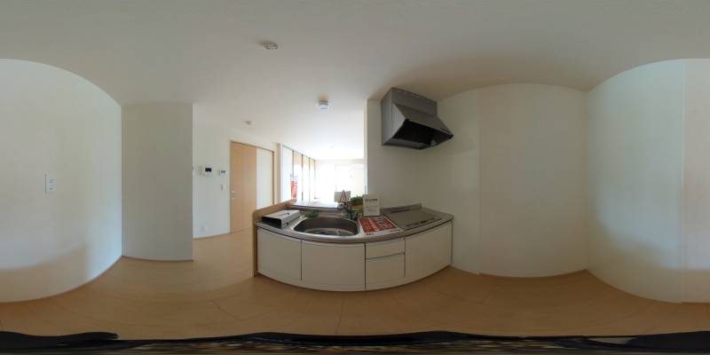 パノラマ画像キッチン