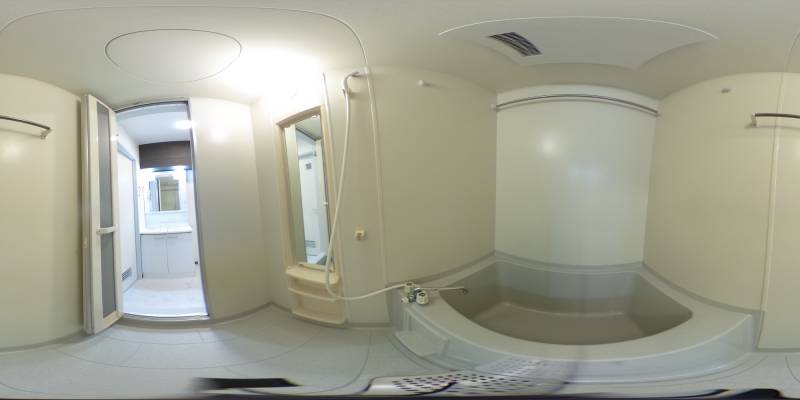 パノラマ画像バスルーム