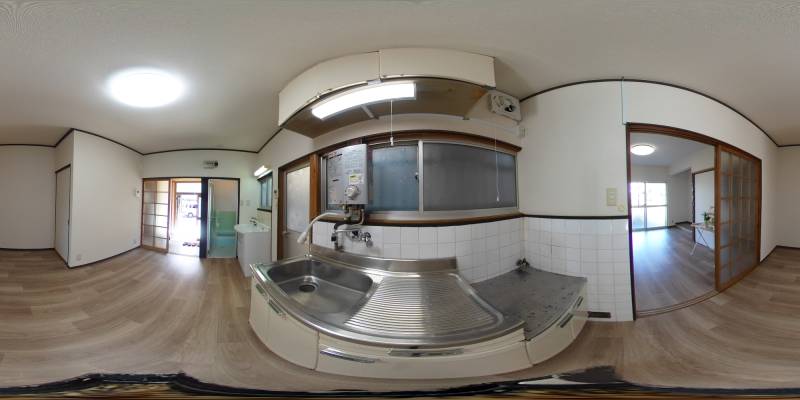 パノラマ画像キッチン