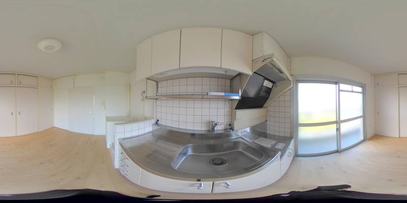 パノラマ画像キッチン