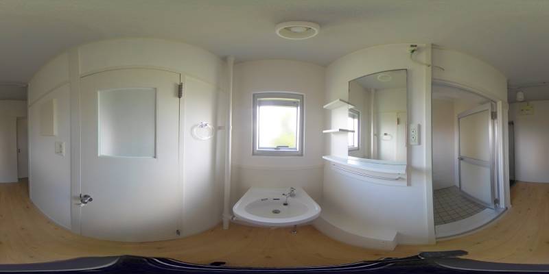 パノラマ画像洗面所