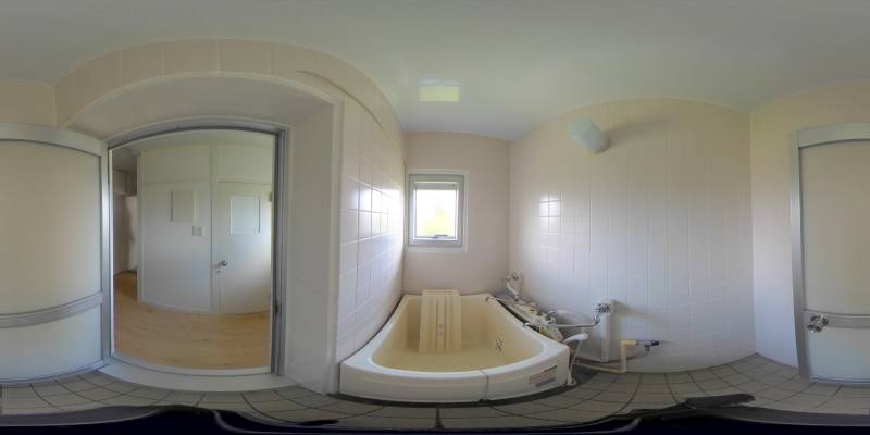 パノラマ画像バスルーム